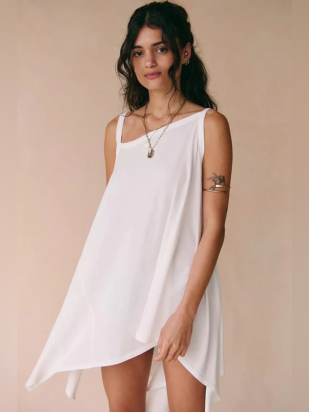 Free People Alexandra Tunic Asymmetrical Top